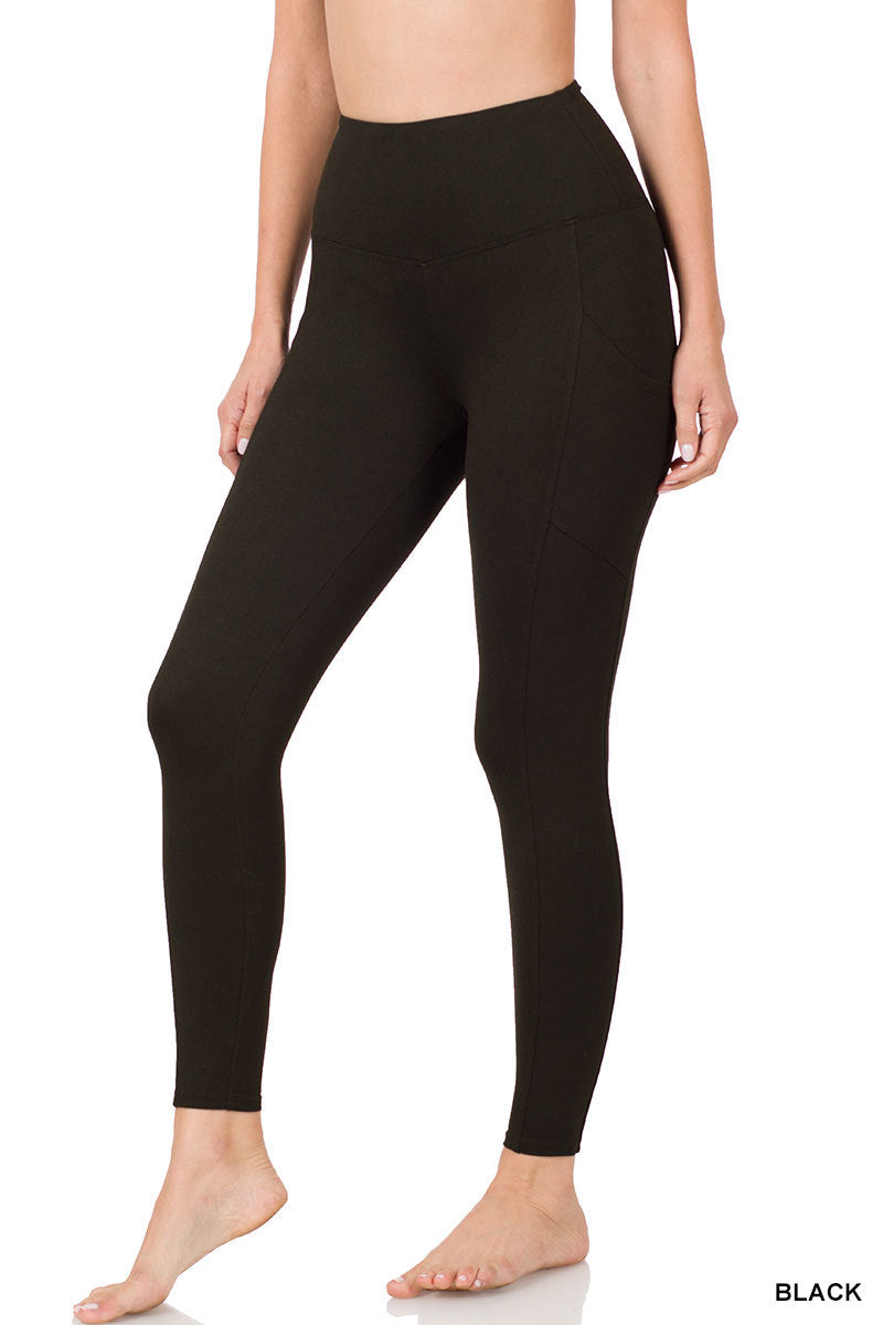 Microfiber Leggings with Pockets