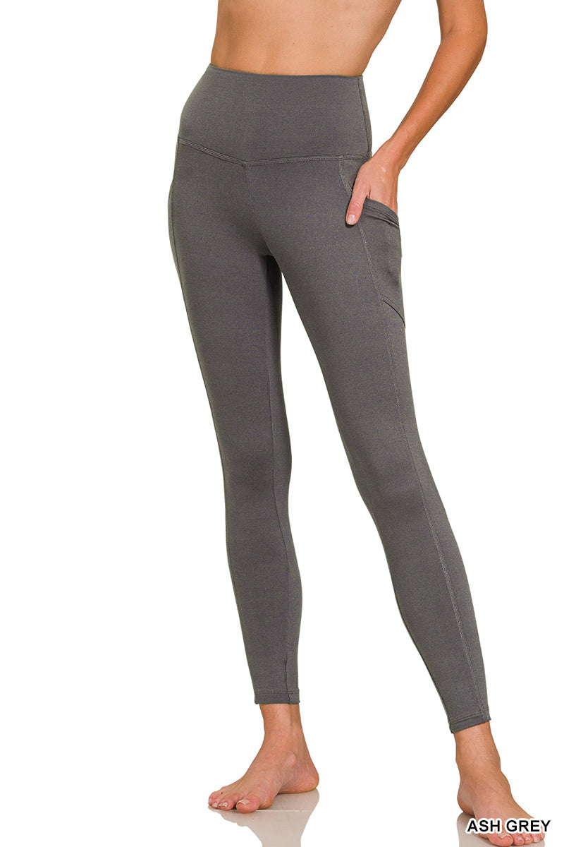 Microfiber Leggings with Pockets