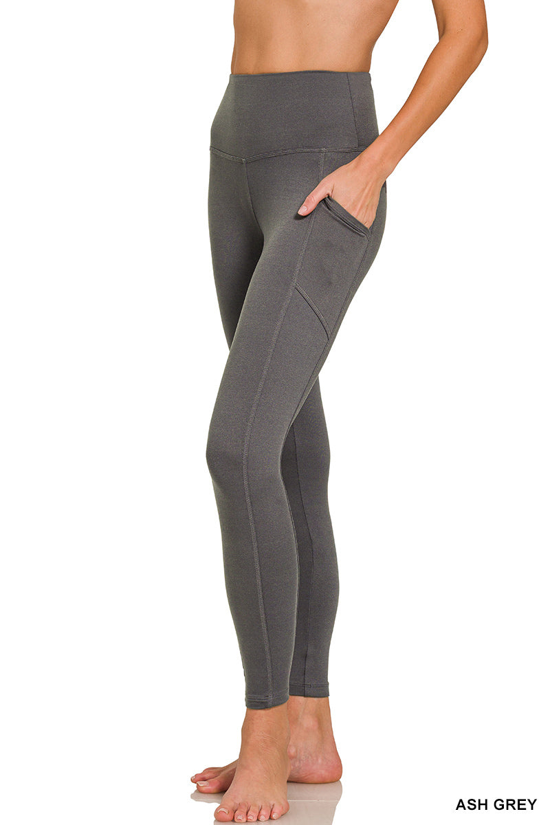 Microfiber Leggings with Pockets