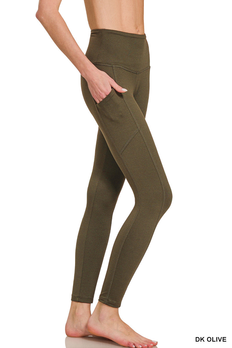 Microfiber Leggings with Pockets