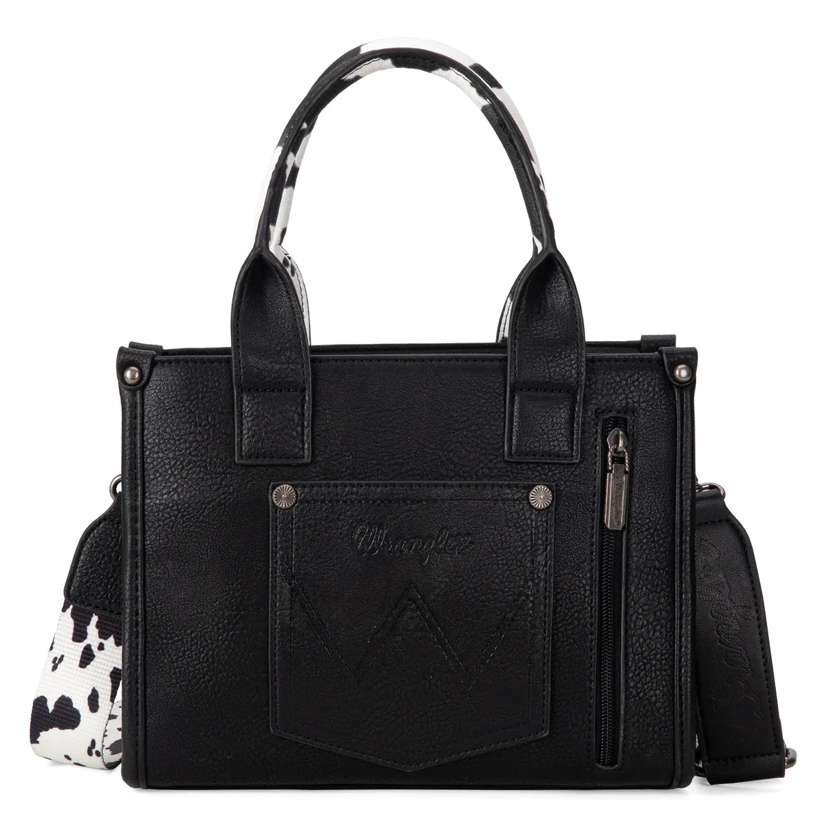 Wrangler Cow Print Concealed Carry Tote/Crossbody