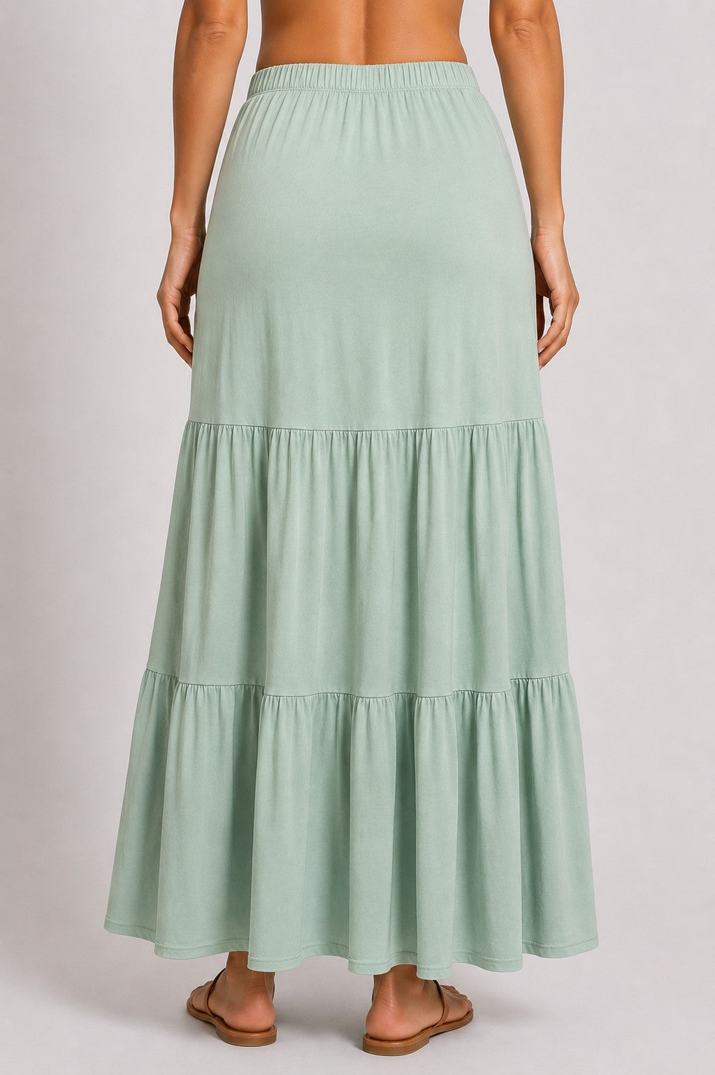 Tiered Maxi Skirt