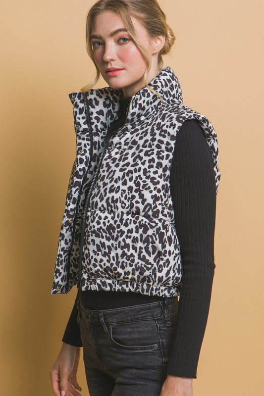 Leopard Vest