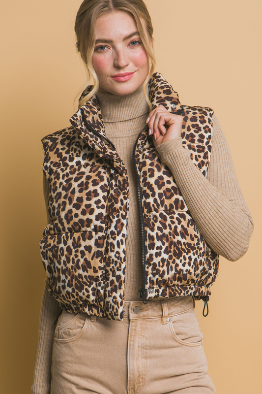 Leopard Vest