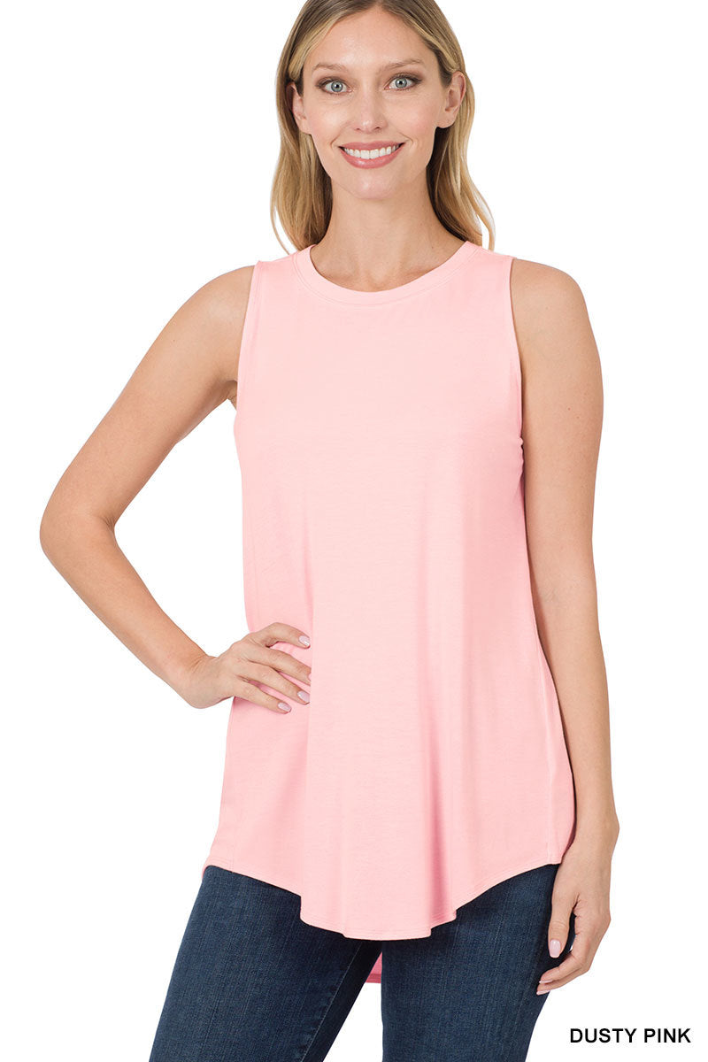 Sleeveless Hi-low Top