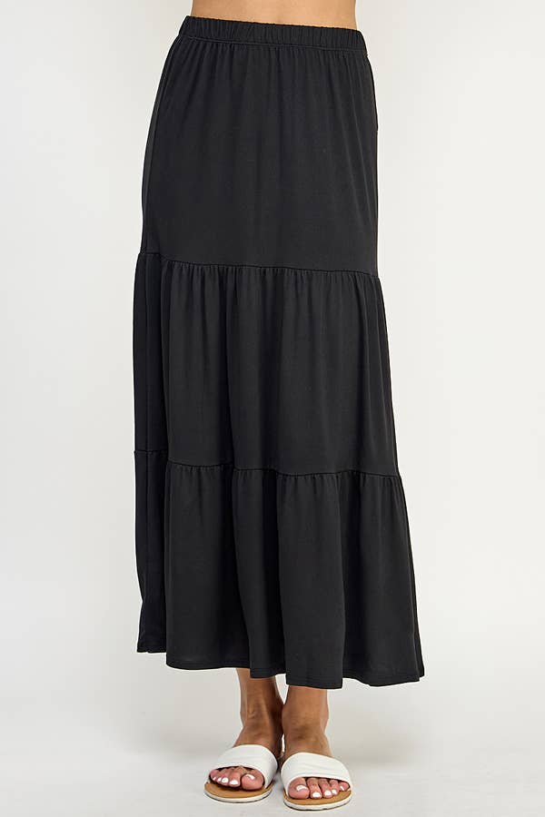 Tiered Maxi Skirt