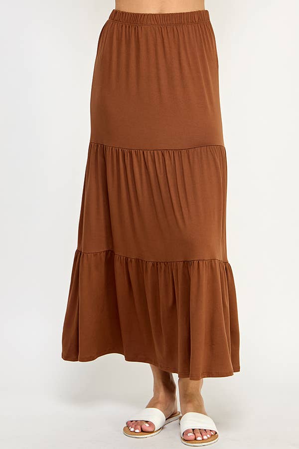Tiered Maxi Skirt
