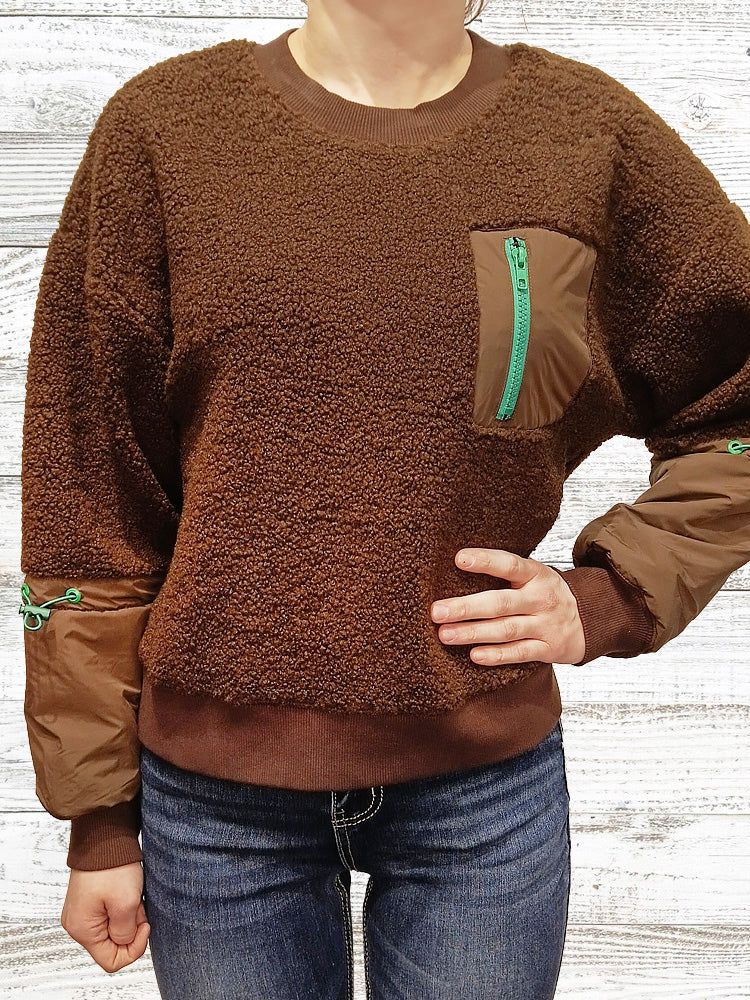 Fleece Pullover Top