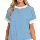 Striped Rib Banded Top