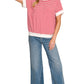 Striped Rib Banded Top
