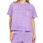 Acid Wash Cotton Short Set
