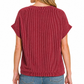Ribbed Cap Sleeve Top