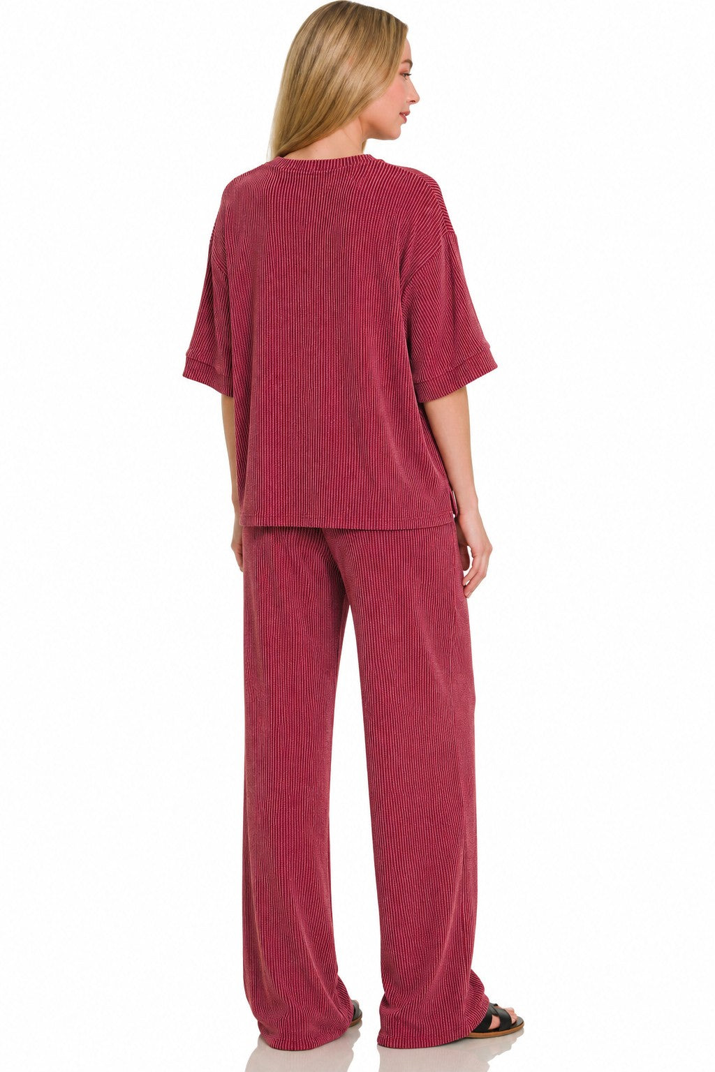Ribbed Pant Set