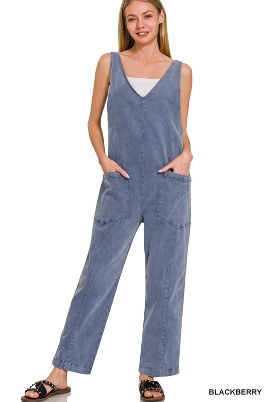 Casual Jumpsuit with Pockets