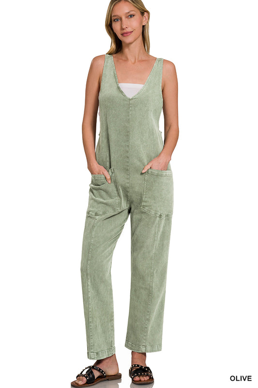 Casual Jumpsuit with Pockets