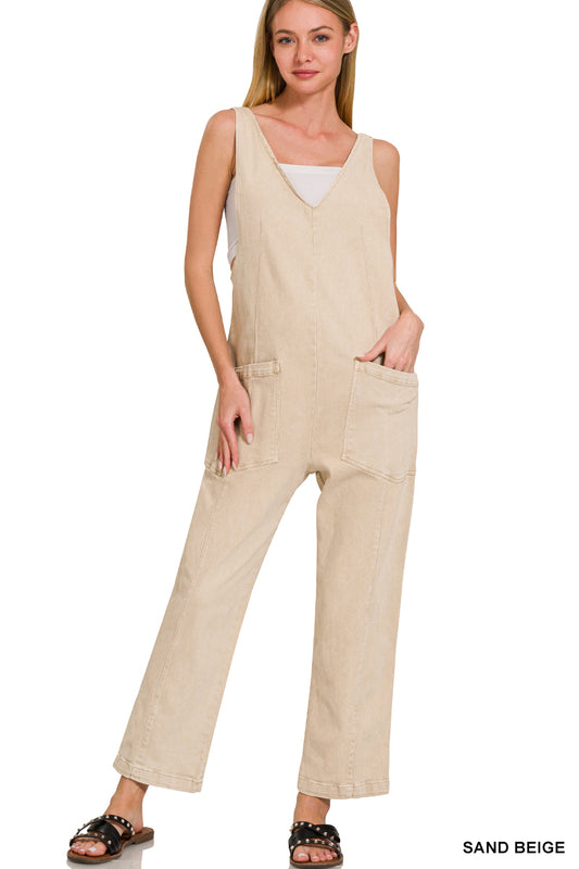 Casual Jumpsuit with Pockets