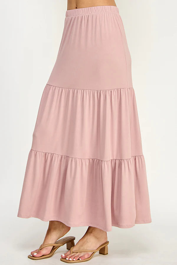 Tiered Maxi Skirt