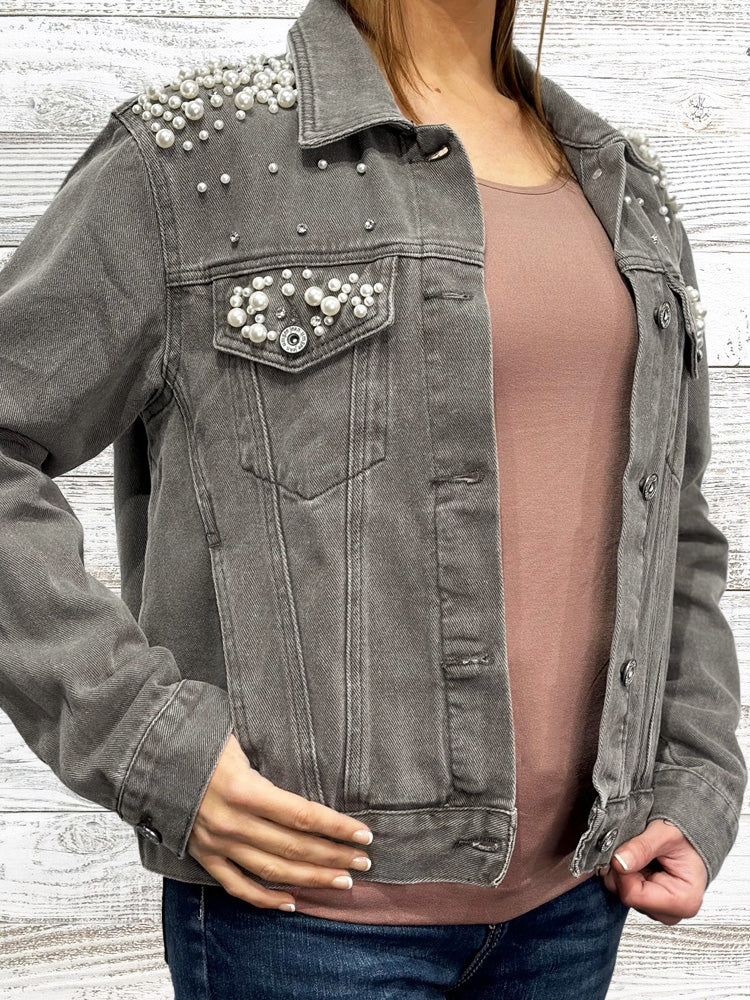 Embellished Denim Jacket