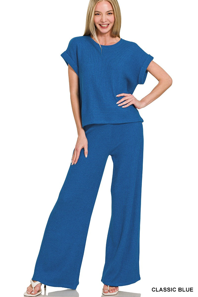 Knitted Lounge Pant Set