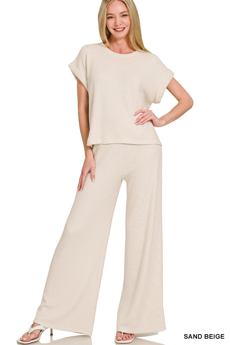 Knitted Lounge Pant Set