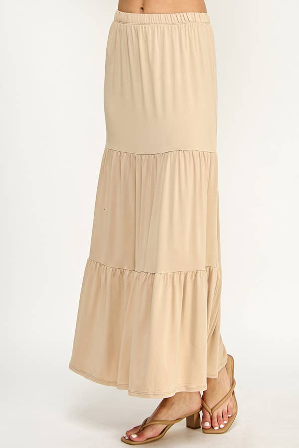 Tiered Maxi Skirt