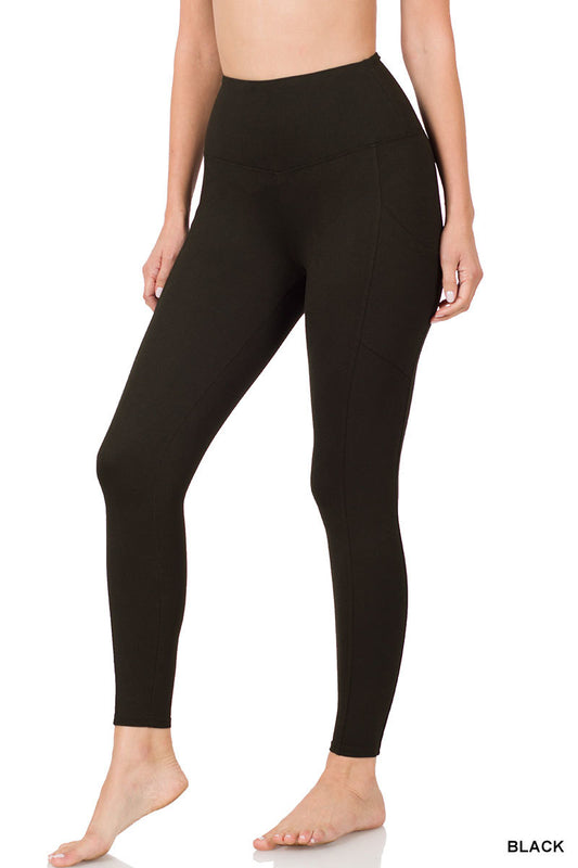 Microfiber Leggings with Pockets