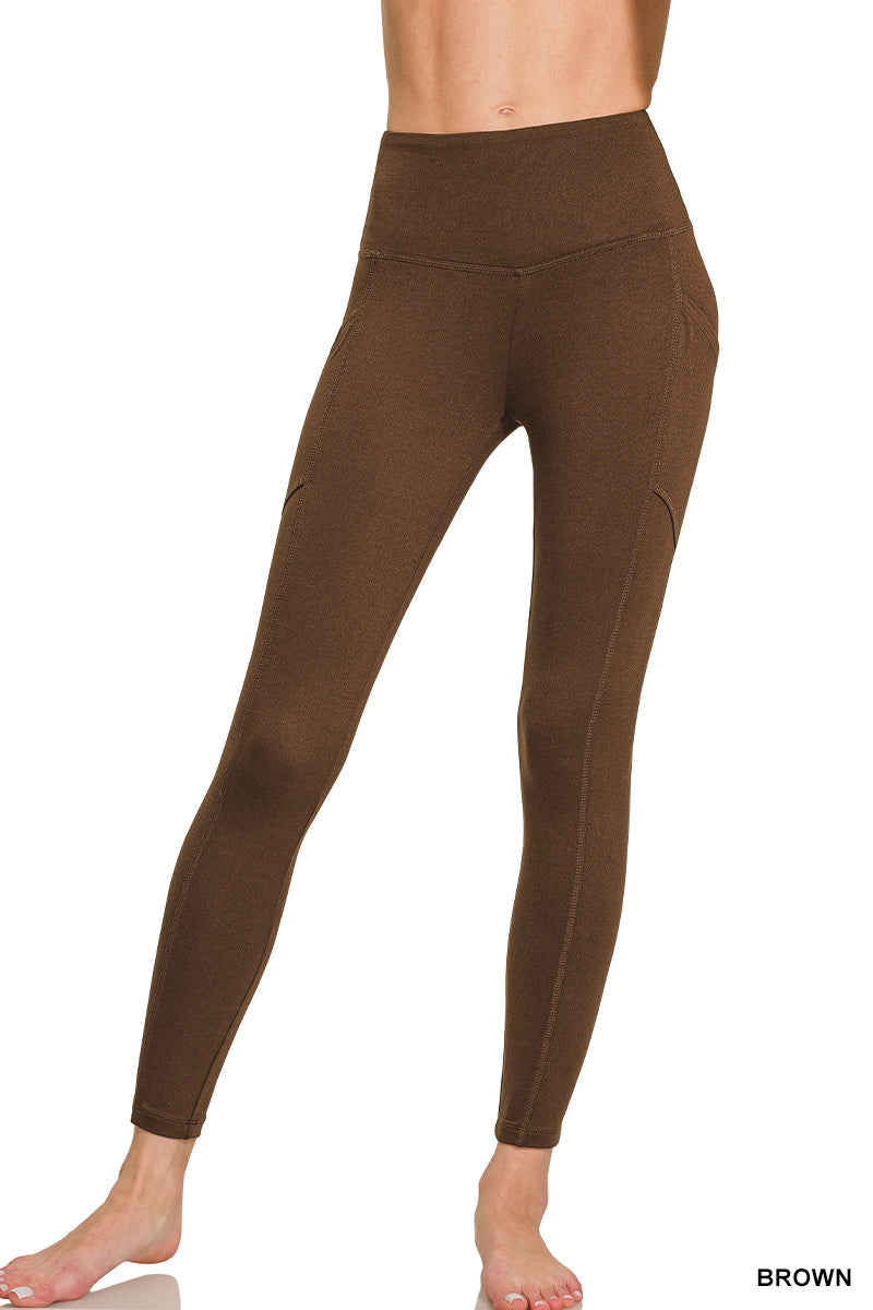 Microfiber Leggings with Pockets