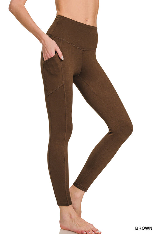 Microfiber Leggings with Pockets