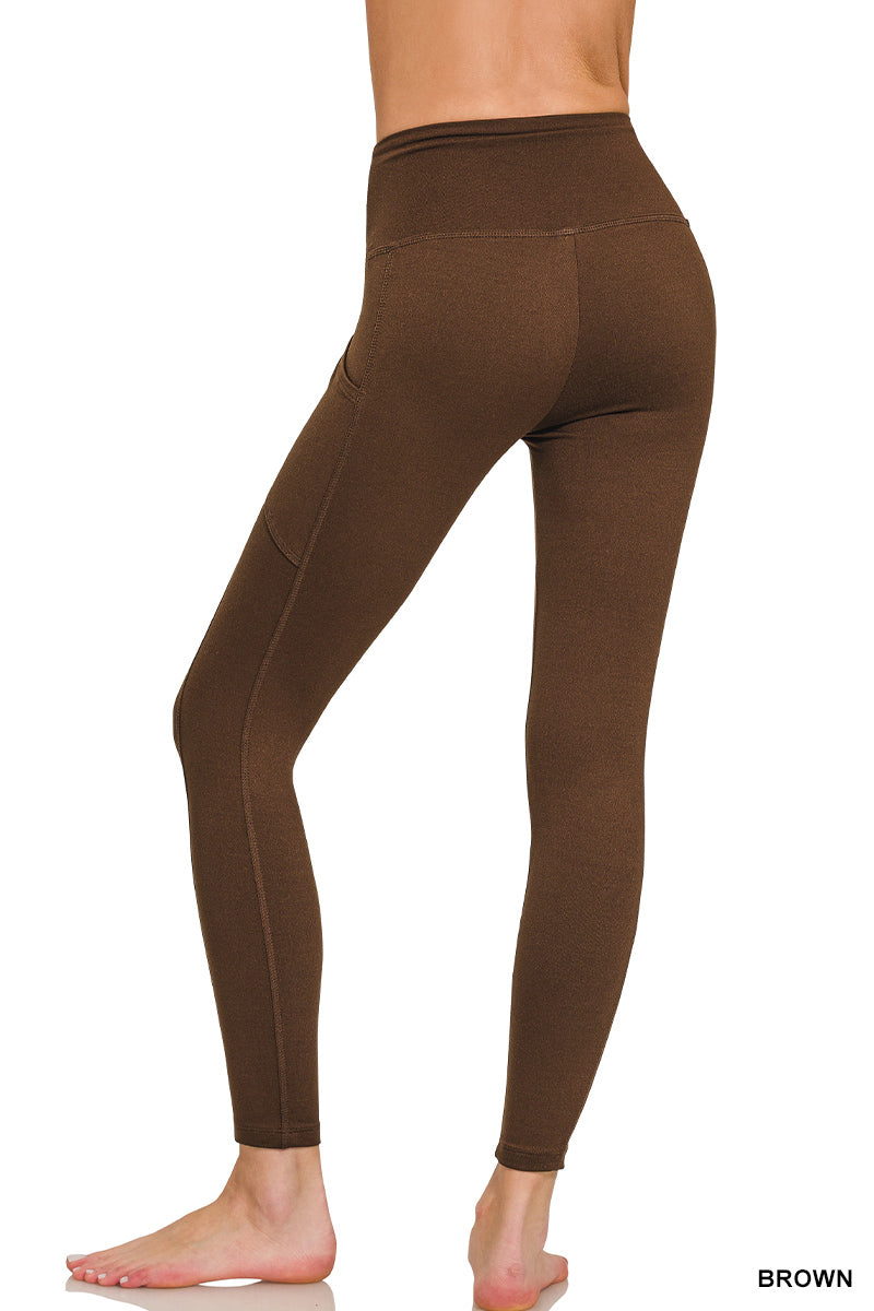 Microfiber Leggings with Pockets