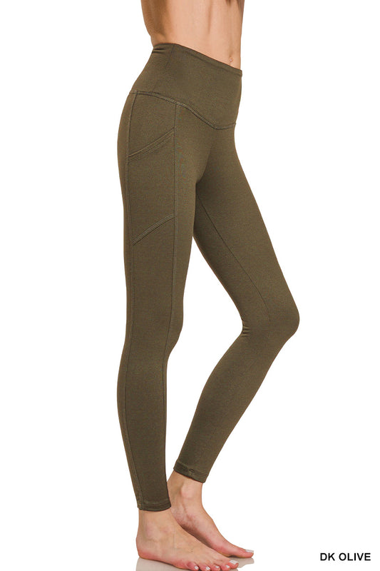 Microfiber Leggings with Pockets