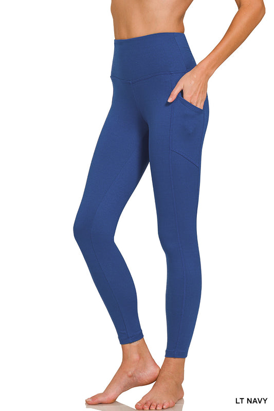 Microfiber Leggings with Pockets