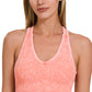 OL Rib Racer Tank Top With Pads