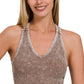 OL Rib Racer Tank Top With Pads