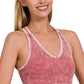 OL Rib Racer Tank Top With Pads