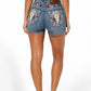 OL Westfield Eagle Bling Cow Skull Shorts