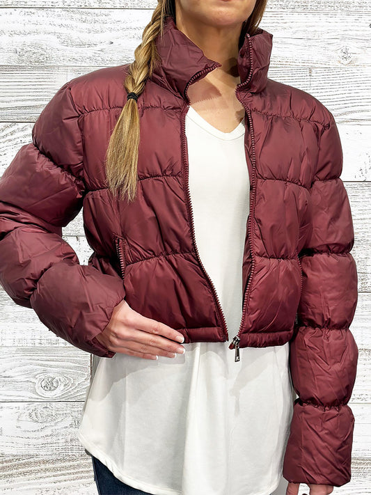 Crop Puffer Jacket