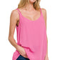 V Neck Cami Top