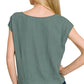 Linen Sleeveless Top