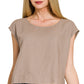 Linen Sleeveless Top