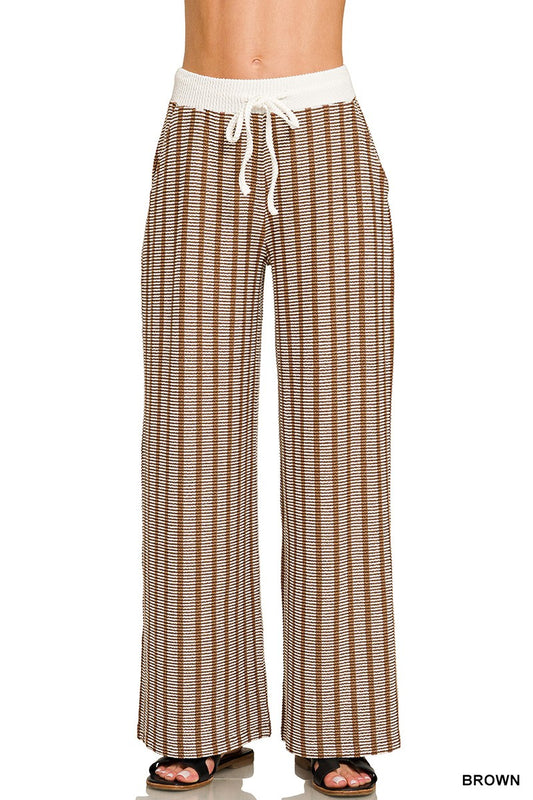 Rib Stripe Pant