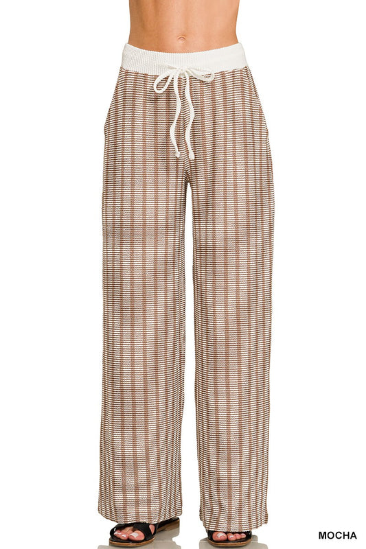 Rib Stripe Pant