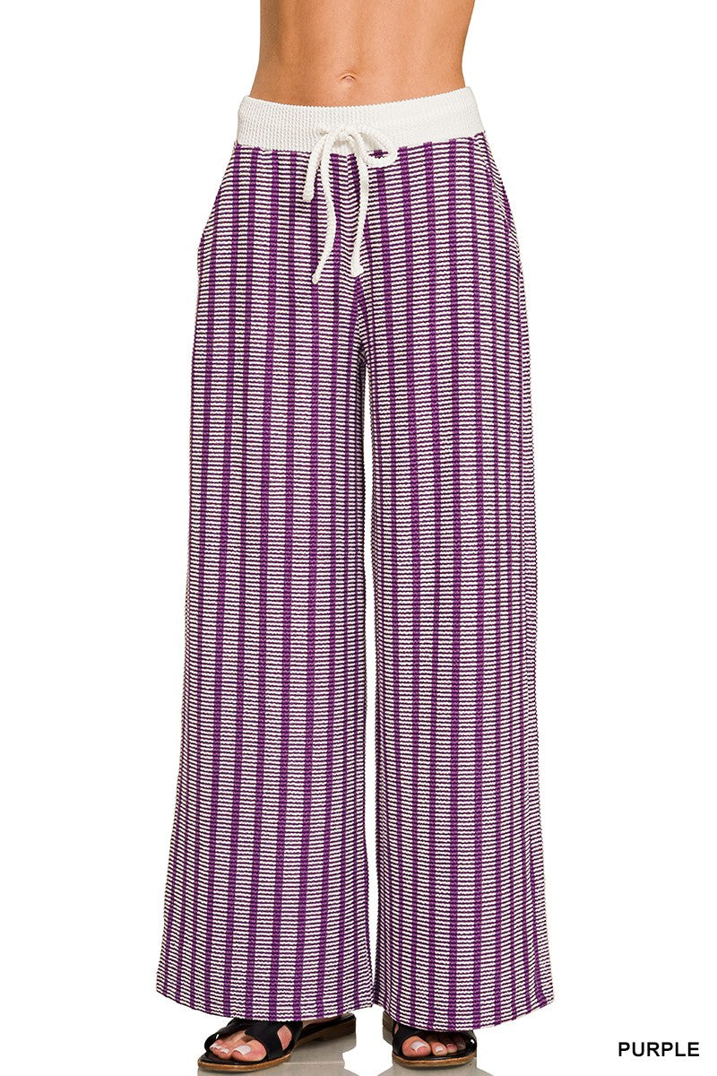 Rib Stripe Pant