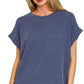 Ribbed Cap Sleeve Top