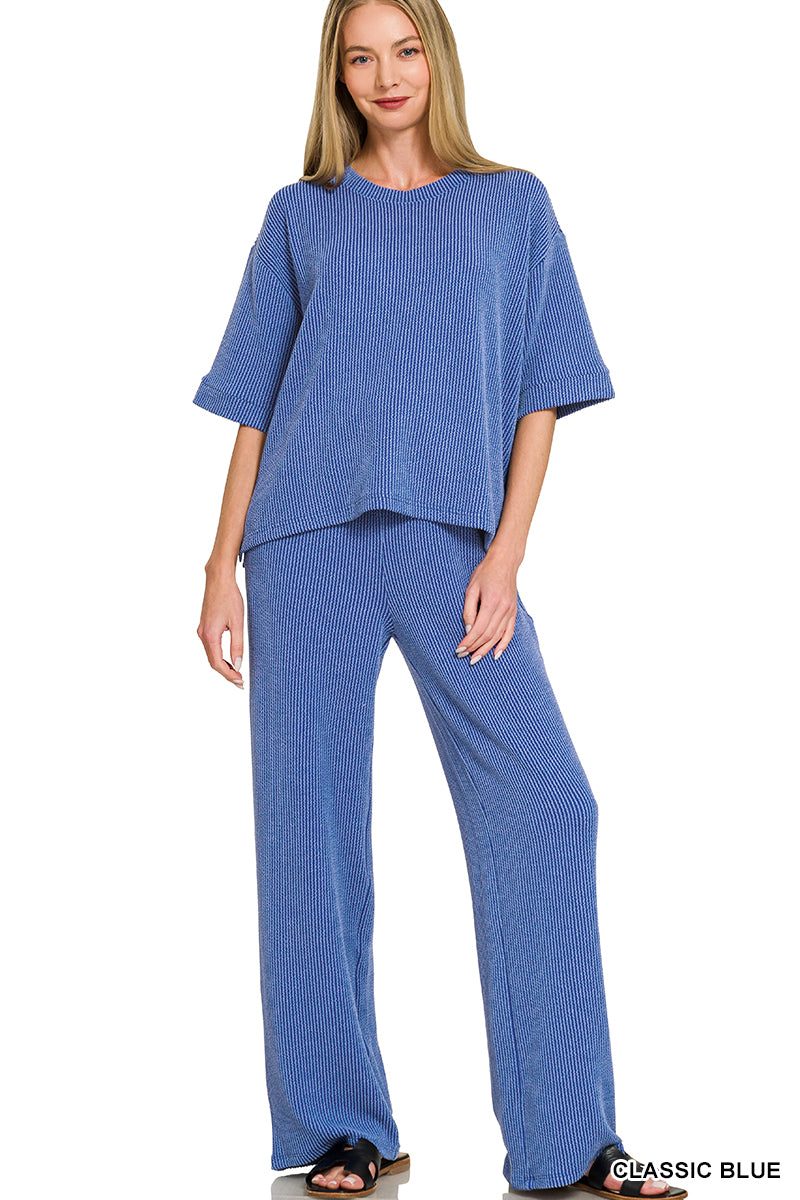 OL Ribbed Pant Set