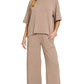 Ribbed Pant Set