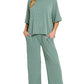 Ribbed Pant Set