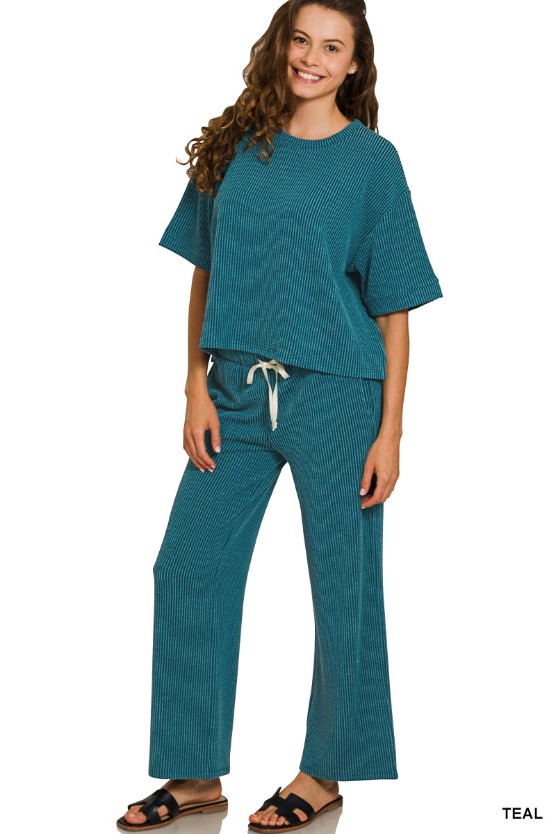 OL Ribbed Pant Set