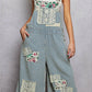 OL Lace Patch Jogger Overall