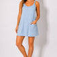 Ribbed Mini Romper Dress