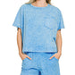 OL Acid Wash Cotton Short Set